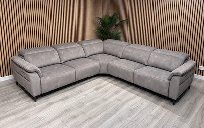 Furniture Village MOET Style Large Fabric Power Recliner Corner - RRP £4,495