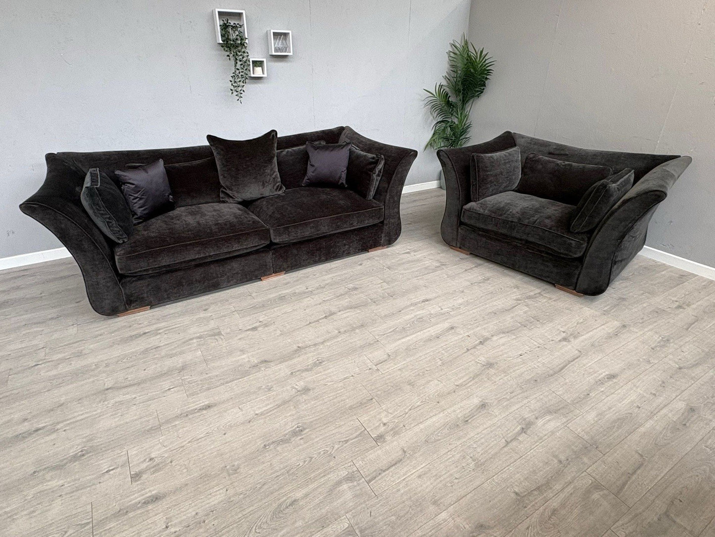 Sofology Westbridge OPERA Fabric Large 4 Seater Sofa + Snuggler Chair, RRP £4598