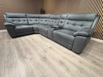 SCS Belford 1 Corner 3 Power Recliner Sofa with Media Console - RRP £2599
