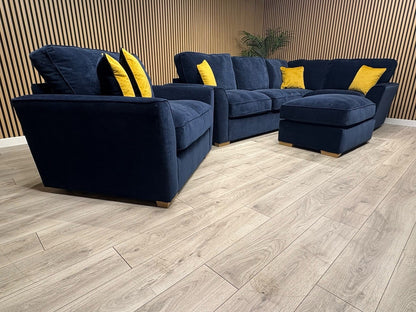 Furniture Village New Legend Corner + Footstool + Love Chair Set