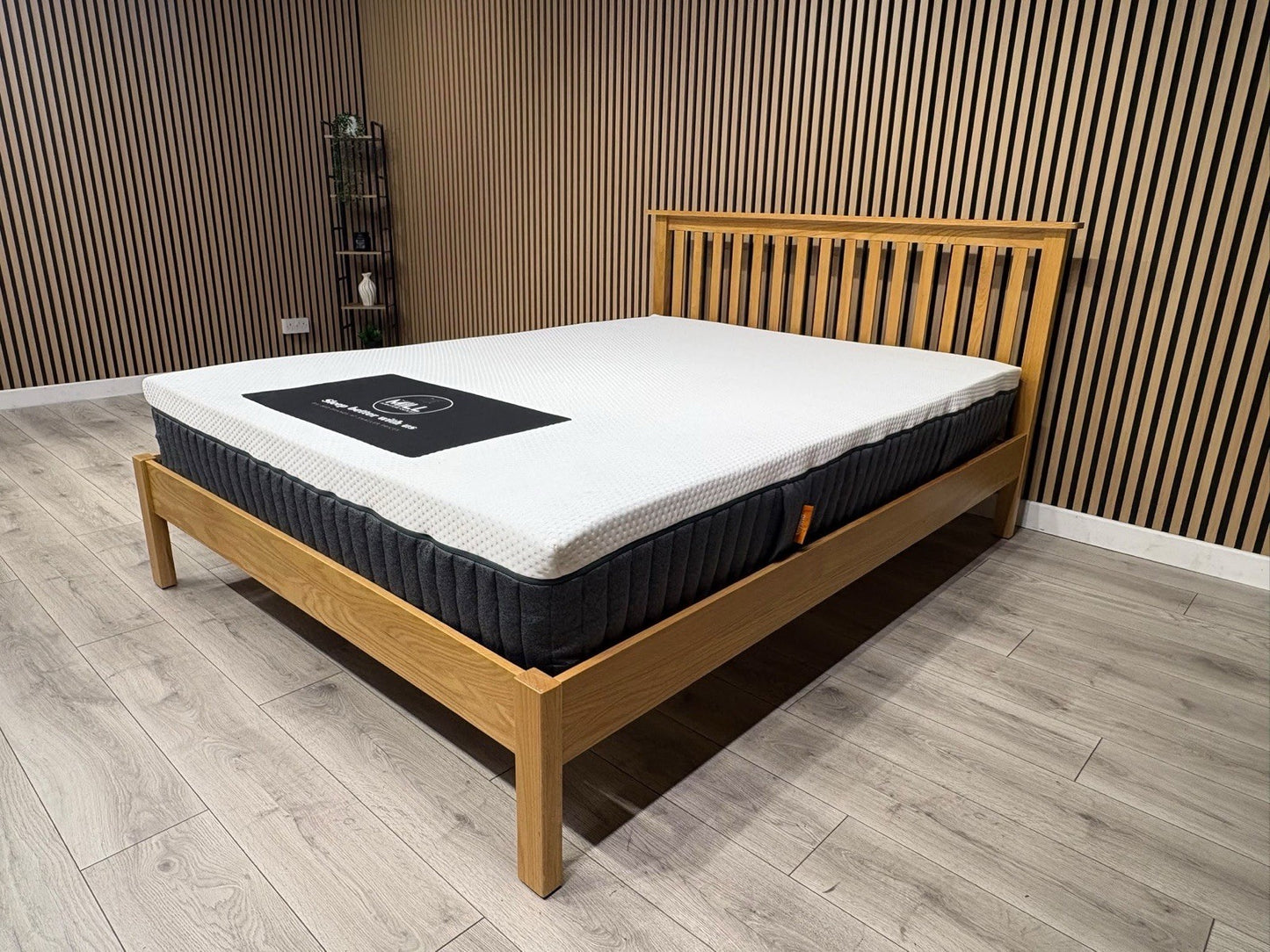 5ft Kingsize Wooden Bed Frame + Emma Original Mattress Set
