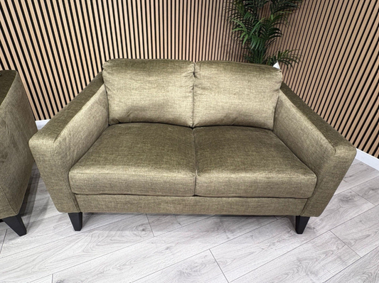 John Lewis BAILEY Style Fabric 2 Seater Sofa, Olive - RRP £1590