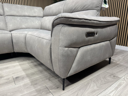 Furniture Village EZRA Style Fabric RHF Corner Sofa Power Recliners - RRP £3295