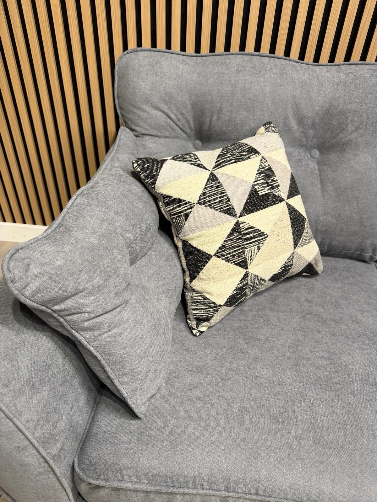 DFS - Zinc 3 & 2 Fabric Seater Sofa Set RRP £1799
