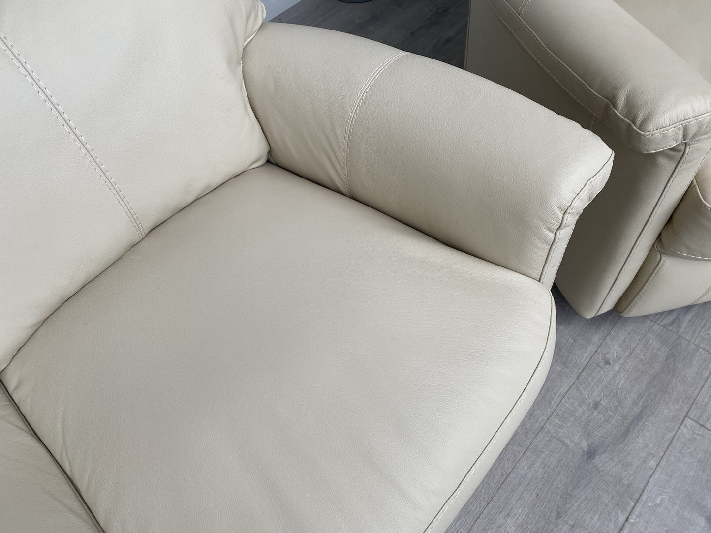 Furniture Village LILLE Leather Compact 3 Seat Sofa + 2 x Armchairs - RRP £3,185