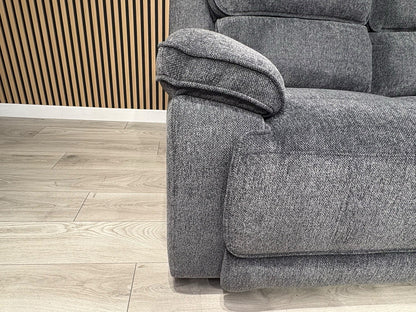 ORLANDO Fabric 3 Seater Power Recliner Sofa - RRP £1799