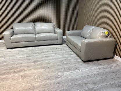 DFS - COHEN Style 3 Seater + 2 Seater Leather Sofa Set - RRP £2,398