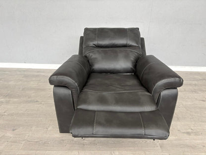DFS Evander Faux Leather Power Recliner Armchair - RRP £899