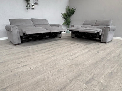 Furniture Village NIXON Fabric 3+2 Seater Power Recliner Sofa Set - RRP £2,290