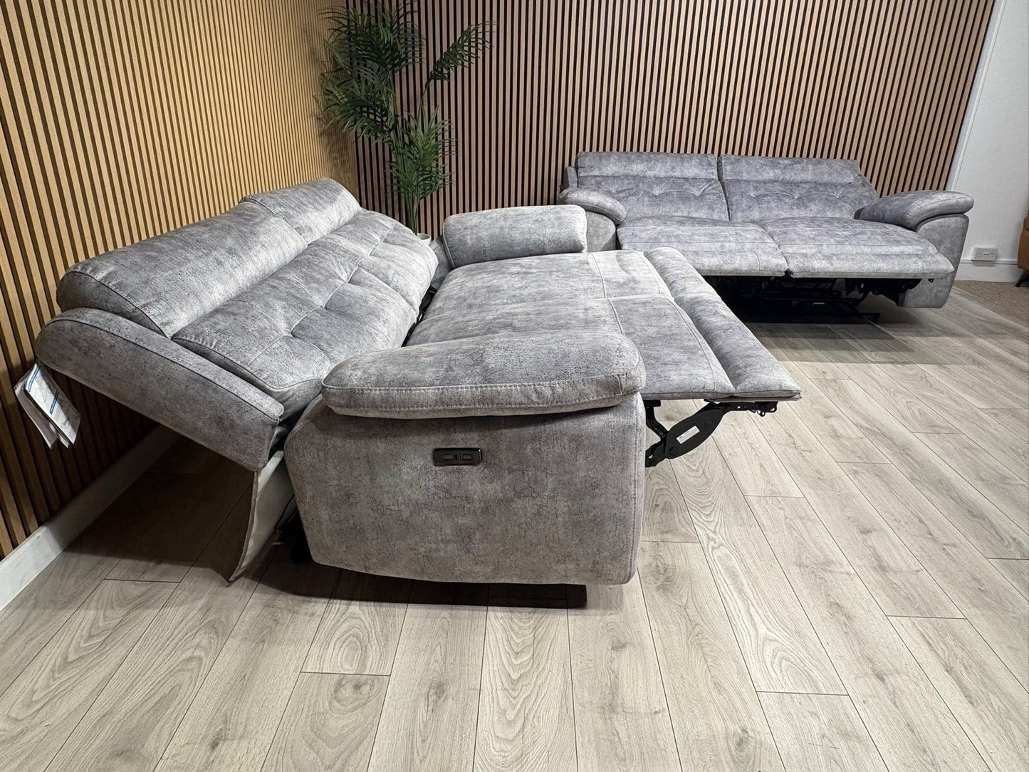 SCS Belford 3+3 Seater Power Recliner Sofa Set with Head Tilt - RRP £2698