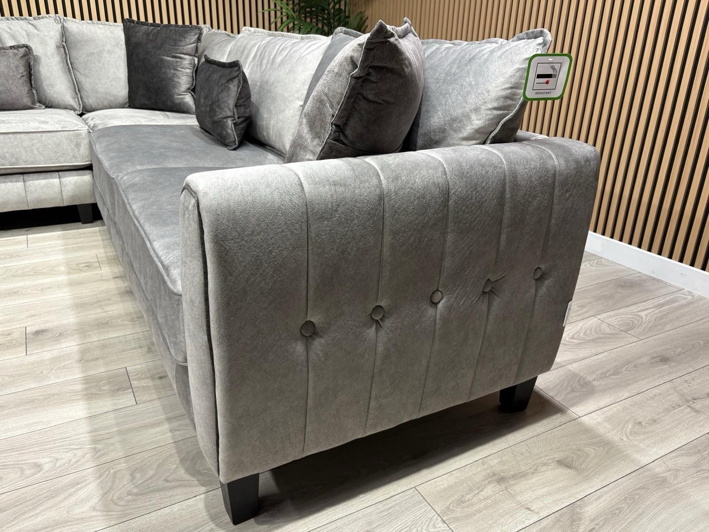 DFS - Cherished Fabric Corner Sofa, Formal Back - RRP: 2399