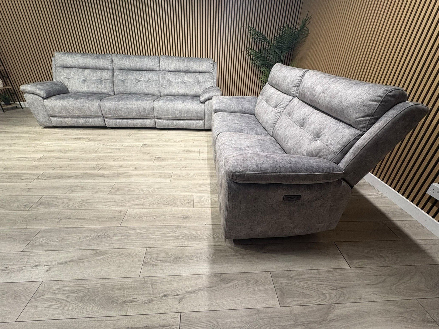 SCS Belford 3+3 Seater Power Recliner Sofa Set with Head Tilt - RRP £2698