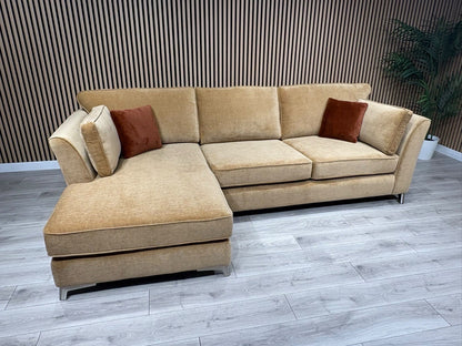 Furniture Village SASHA Fabric Large LHF Chaise Corner Sofa - RRP £3,295