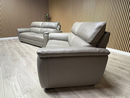 MISSOURI Style Leather 3 Seater + 2 Seater Sofa Set - RRP £3,190