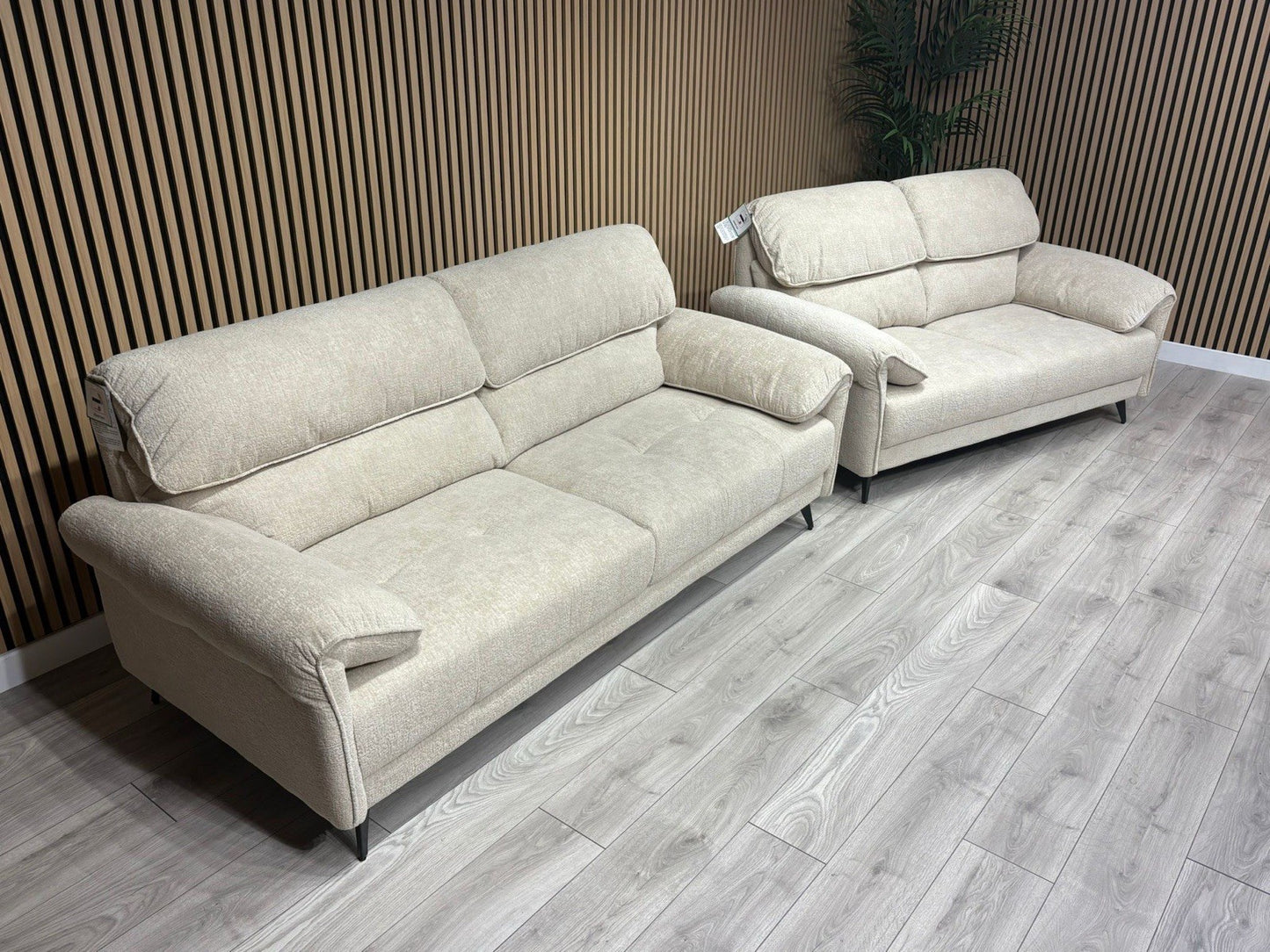 DFS Callie 3 Seater + 2 Seater Fabric Sofa Set - RRP £2998