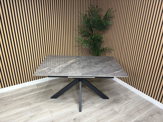 NEXT Sample - CRETE Marble Effect Extendable Dining Table  - RRP £899