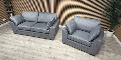 NEXT Stamford Style Fabric 3 Seater Sofa + Armchair Set - RRP £2,499