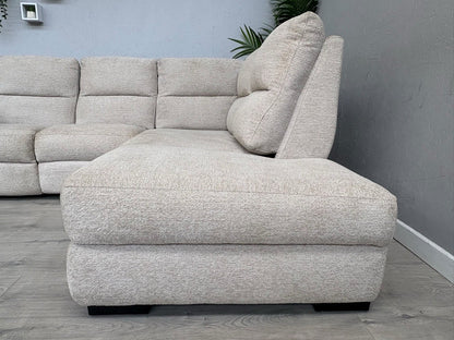 DFS DAVIS RHF Chaise Power Recliner Storage Fabric Corner Sofa - RRP £1,599