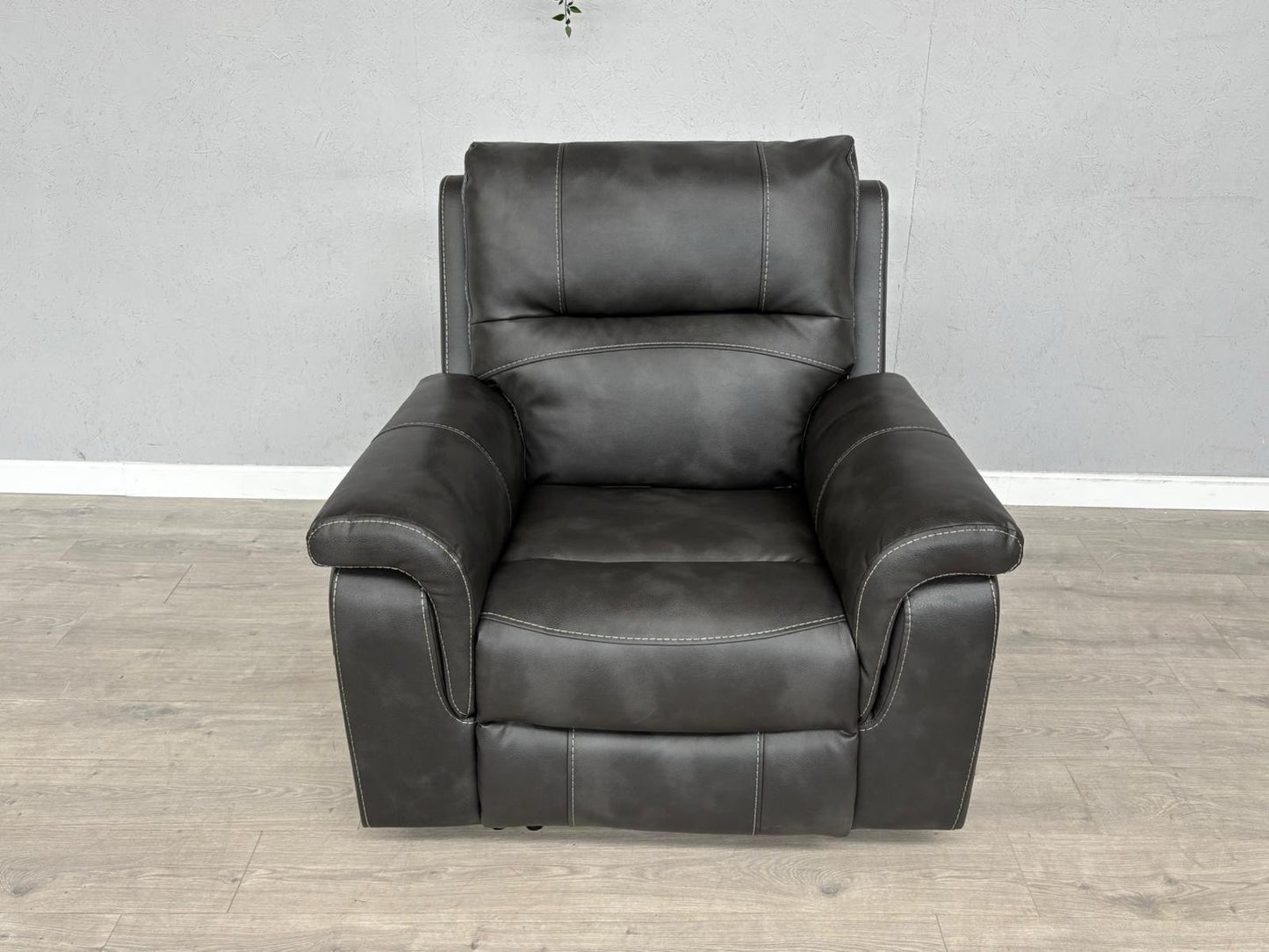 DFS Evander Faux Leather Power Recliner Armchair - RRP £899