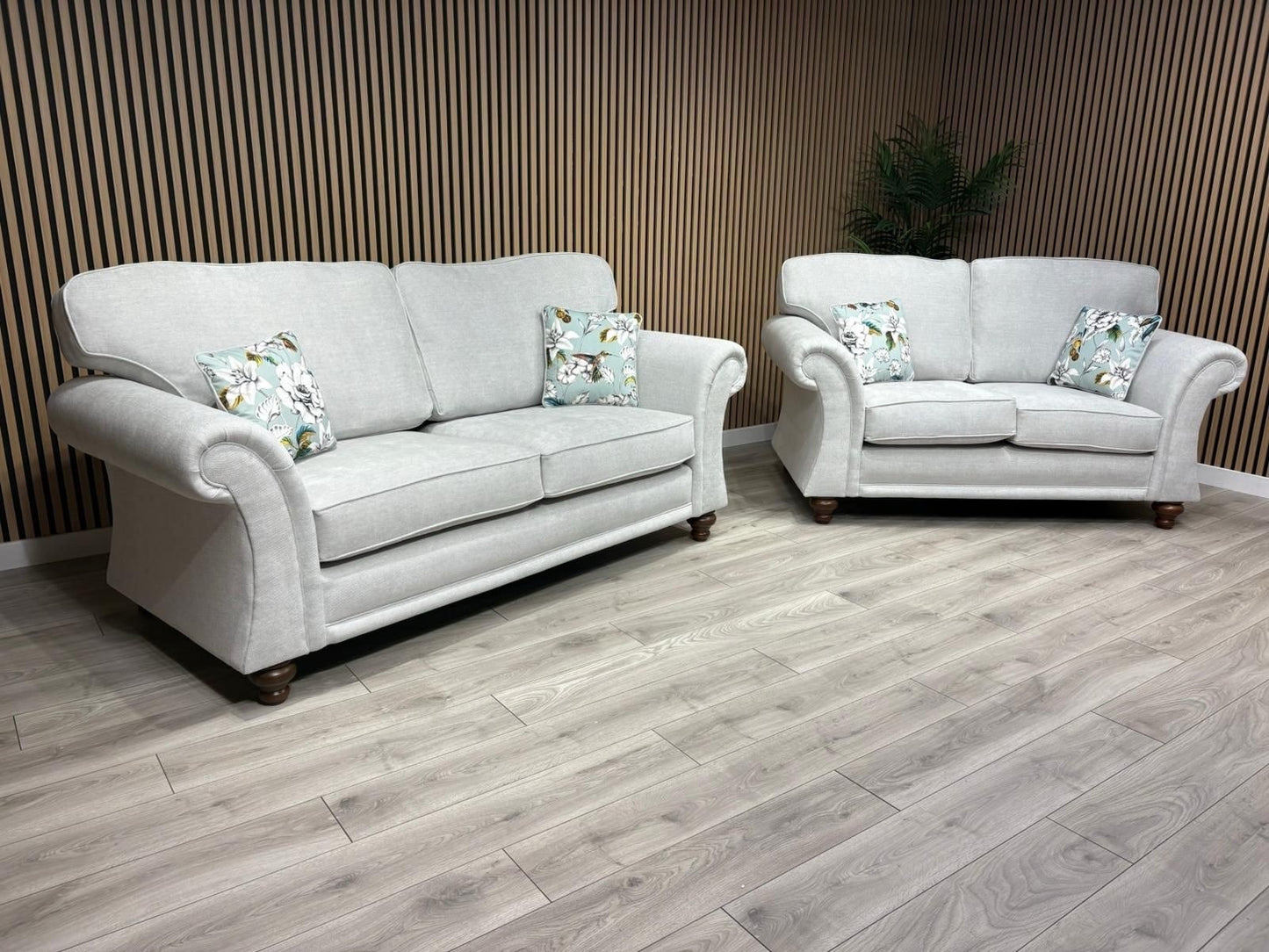 Furniture Village Grosvenor Fabric 3+2 Seater Sofa Set - RRP £2795