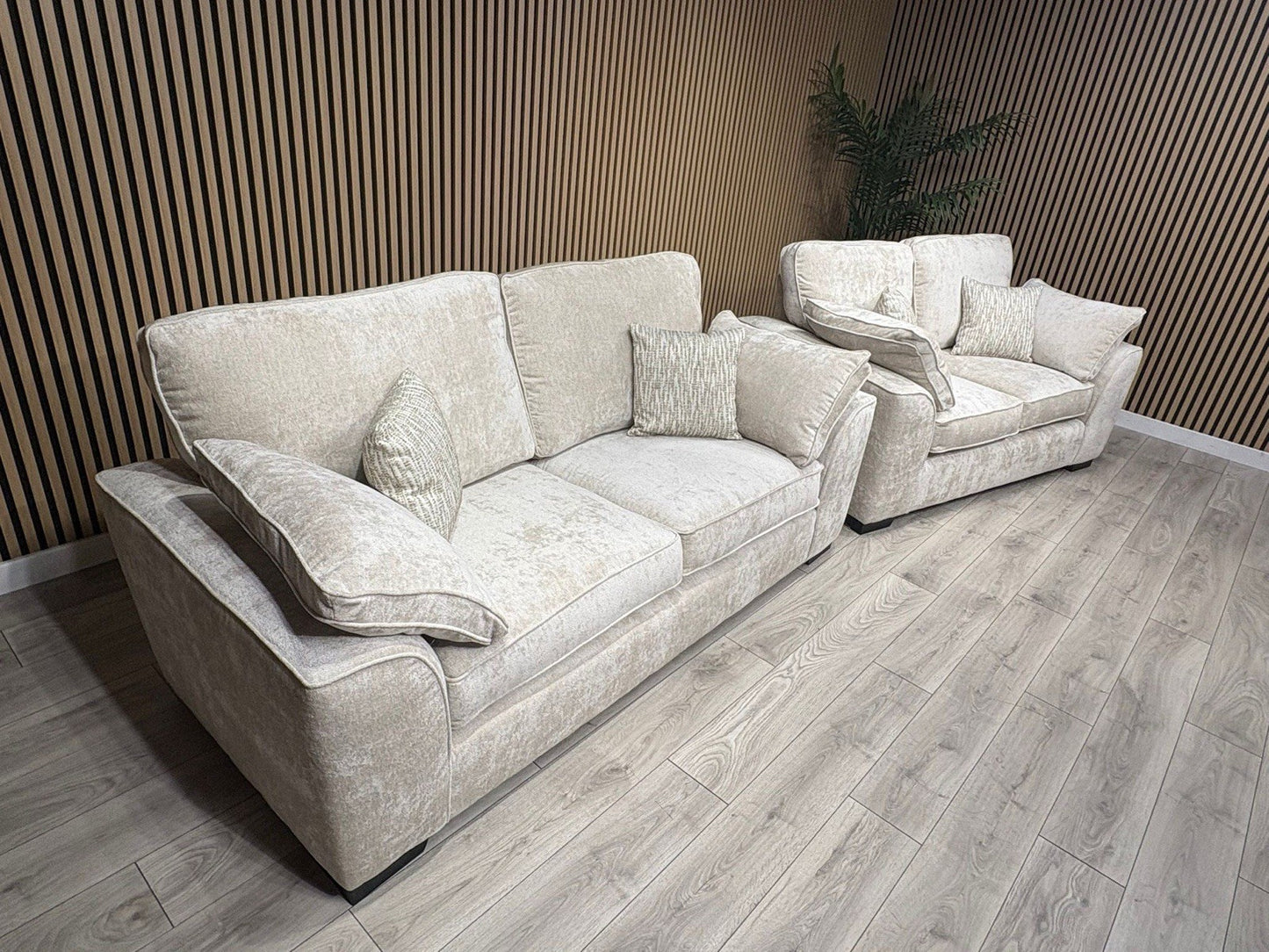 NEXT Stamford Style Fabric 3 Seater + 2 Seater Sofa Set - RRP £2450