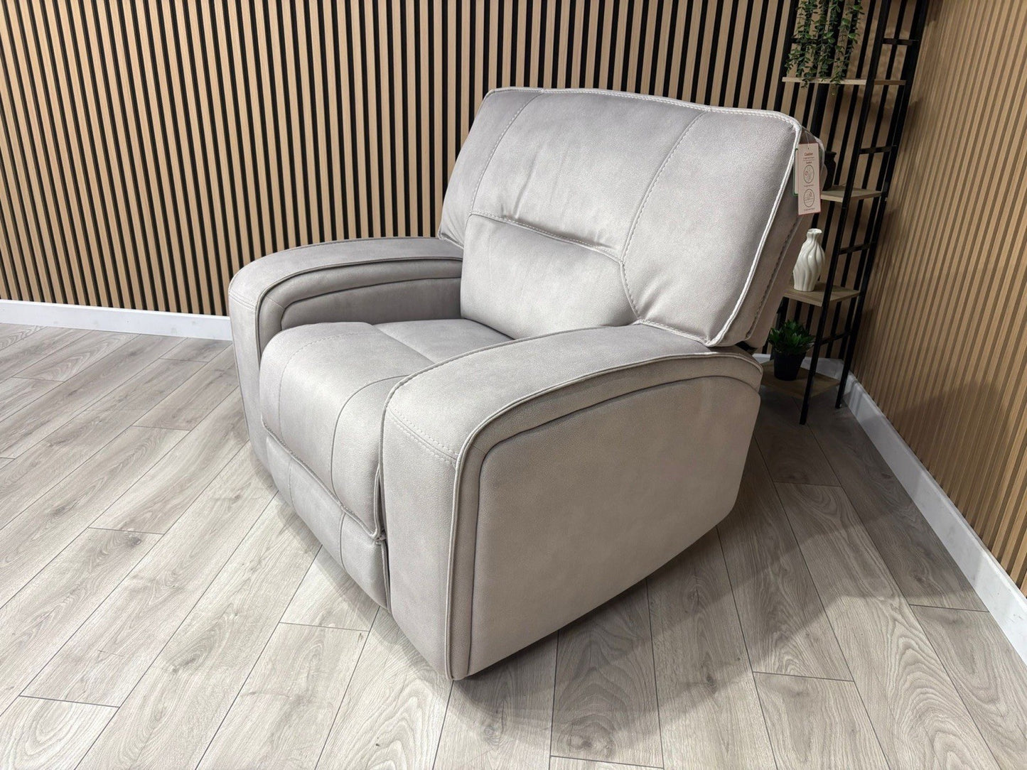 DFS - EXCALIBUR Fabric Power Recliner Armchair - RRP £1,299
