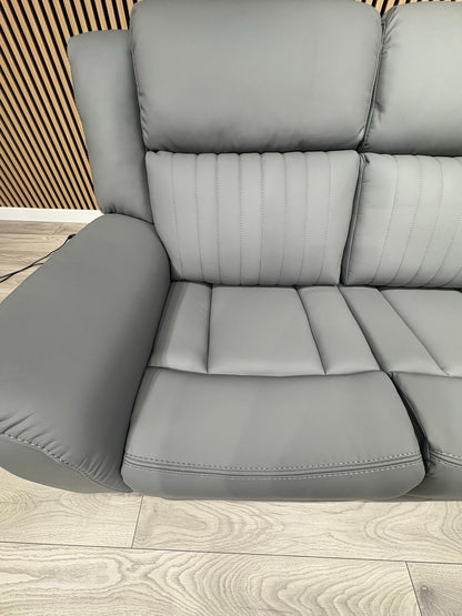 DOMINO Leather Modular Corner Sofa Set, Power Recliners - RRP £2,995