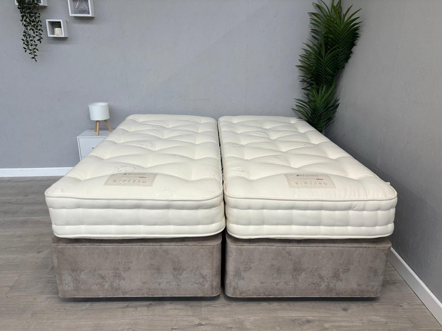 Hypnos Luxurious Earth 01 6ft Superking Mattress Zip and Link, Firm - RRP £3,099