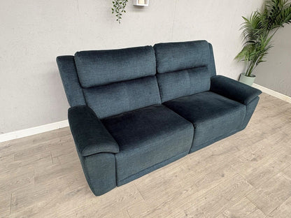 Furniture Village UTAH Fabric 3 Seater Power Recliner, Lumbar Sofa - RRP £1,995