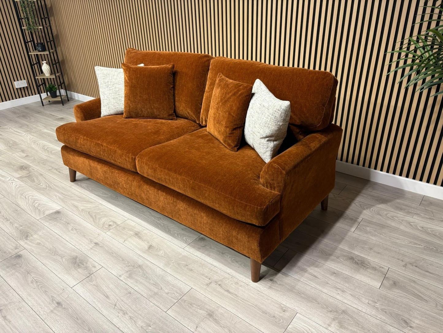 Furniture Village JACKSON Fabric Velvet 3 Seater Sofa - RRP £995