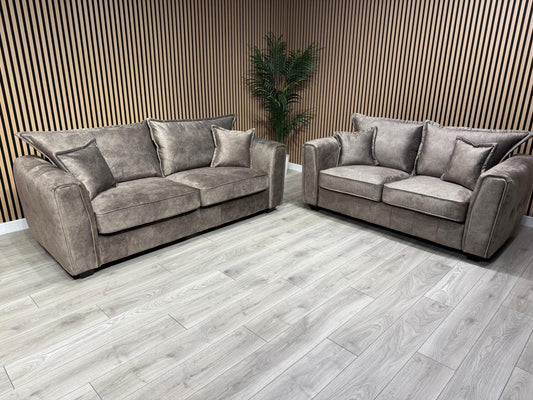 DFS - Cherished Style 3 + 2 Seater Sofa Set, Formal Back - RRP £2,399
