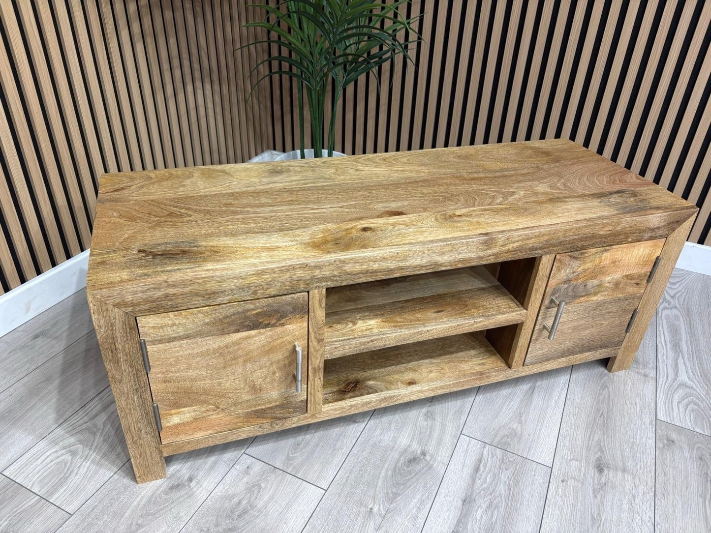 NEXT Sample - Cuba Mango Wood Plasma TV Cabinet - RRP: £895