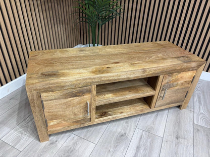 NEXT Sample - Cuba Mango Wood Plasma TV Cabinet - RRP: £895