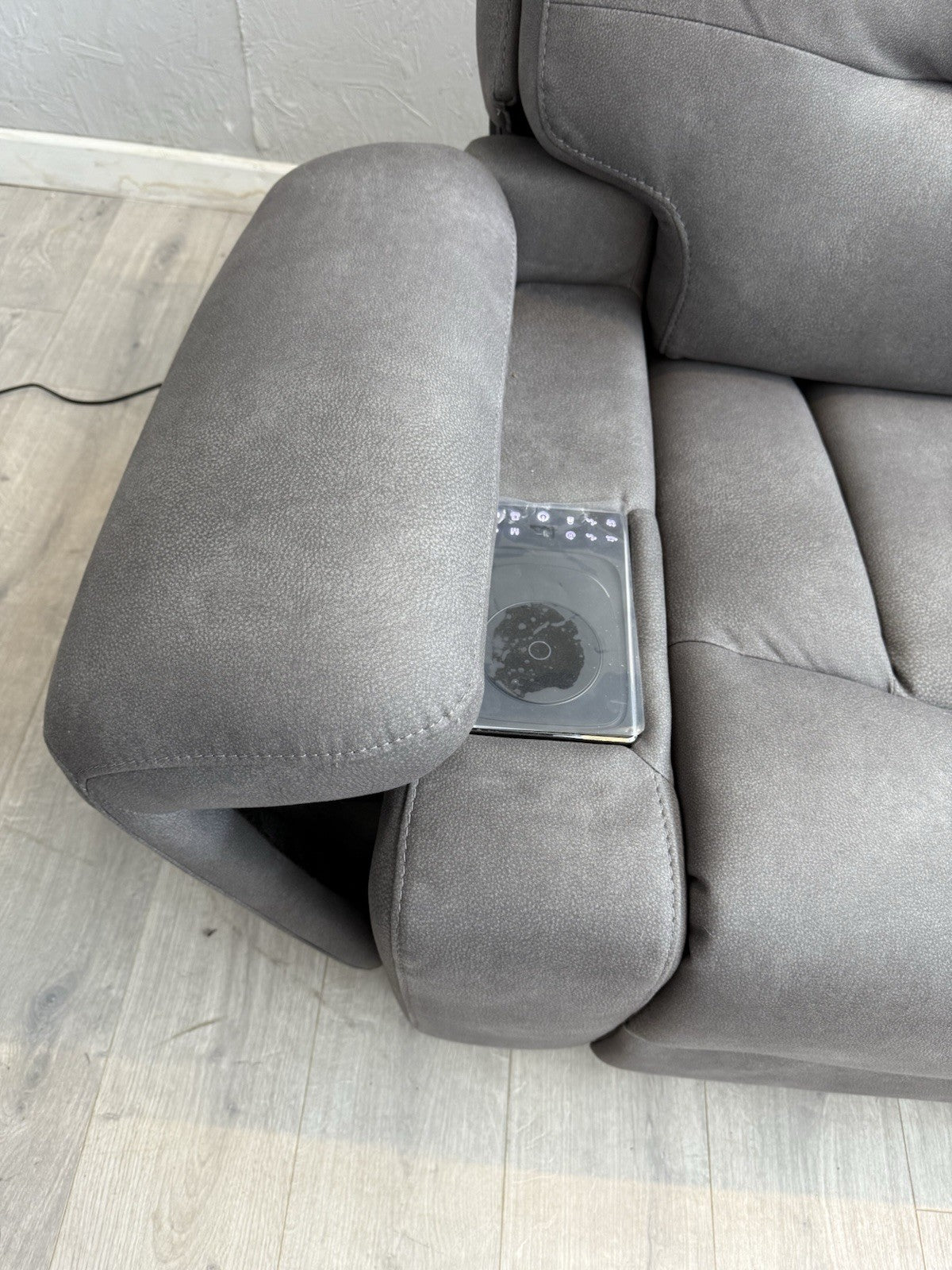 Furniture Village CINEMAX 3 Seater + 2 Seater Power Recliner Media Sofa Set.