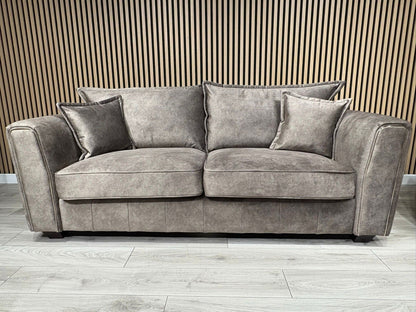 DFS - CHERISHED Style 3 Seater Sofa + Swivel Armchair, Formal Back - RRP £2,248
