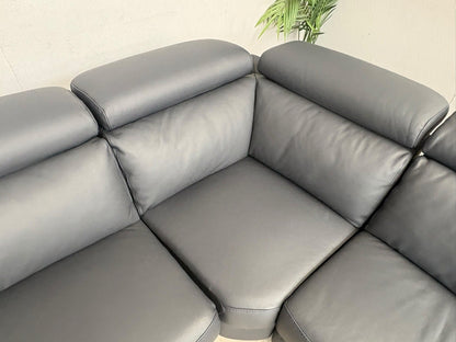 Furniture Village - Nicoletti Davide Small Leather Corner Static  - £4745
