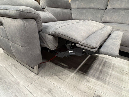 Furniture Village MOET Fabric 2 Corner 2 Power Recliner Sofa RRP £3295