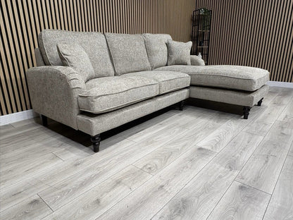Laura Ashley LYNDEN Style Fabric 3 Seater RHF Chaise Corner Sofa - RRP £2625