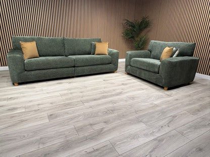 DFS Sample Enzo Fabric 4 Seater Sofa + Love Chair Set RRP £2799