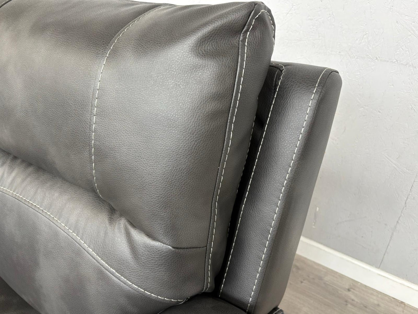 DFS Evander Faux Leather Power Recliner Armchair - RRP £899