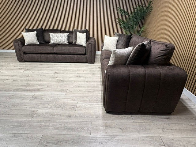 DEVINE Glamour Fabric Sofa Set, Bournville - Different Combinations Available