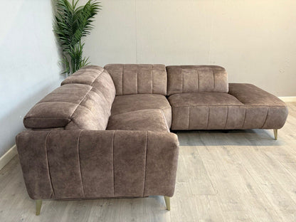 DFS Lidia Left Hand Facing Open Chaise Power Recliner Corner Sofa - RRP £1899