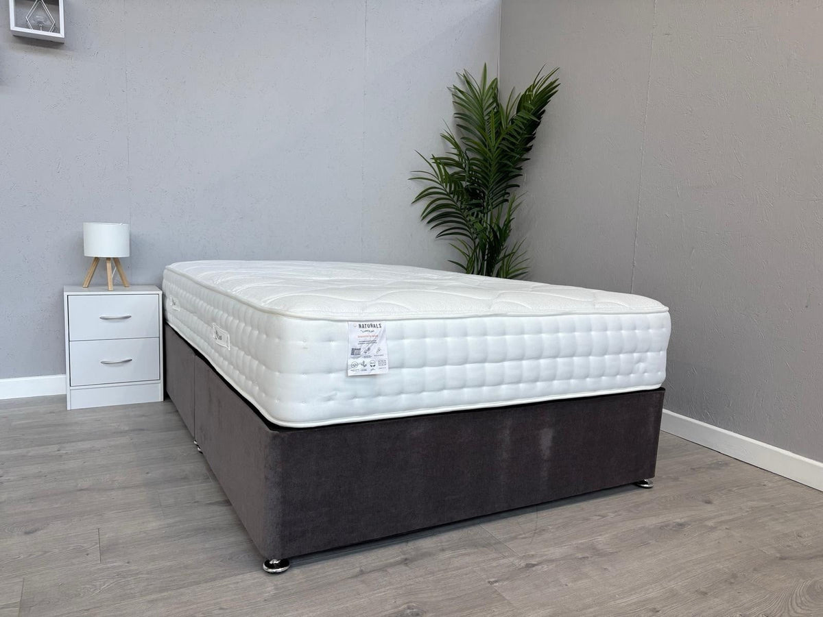 Slumberland NATURALS PREMIUM WOOL 5ft Kingsize Mattress, Medium - RRP £1,299