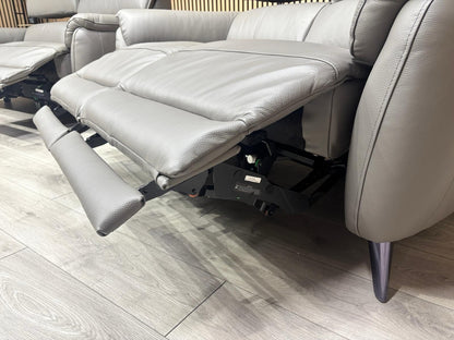 Furniture Village JUDE Style Leather 3 + 2 Seater Power Sofa Set - RRP £4,690