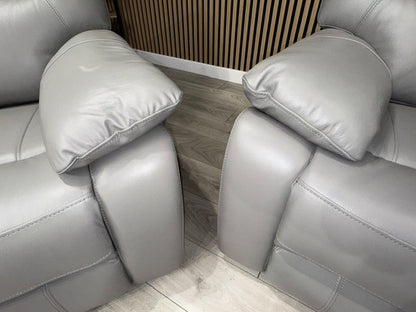 KNOLE Grey Leather Power Recliner Sofa/Chair - Different Combinations Available