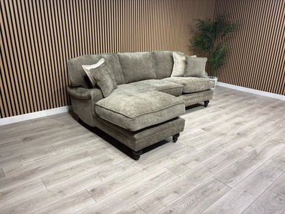 Laura Ashley HERITAGE Style Fabric 3 Seater Chaise Sofa - RRP £2,800