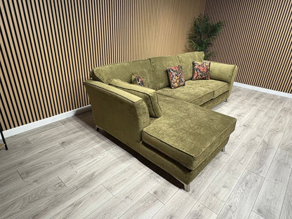 Furniture Village SASHA Fabric Large LHF Chaise Corner Sofa - RRP £3,295