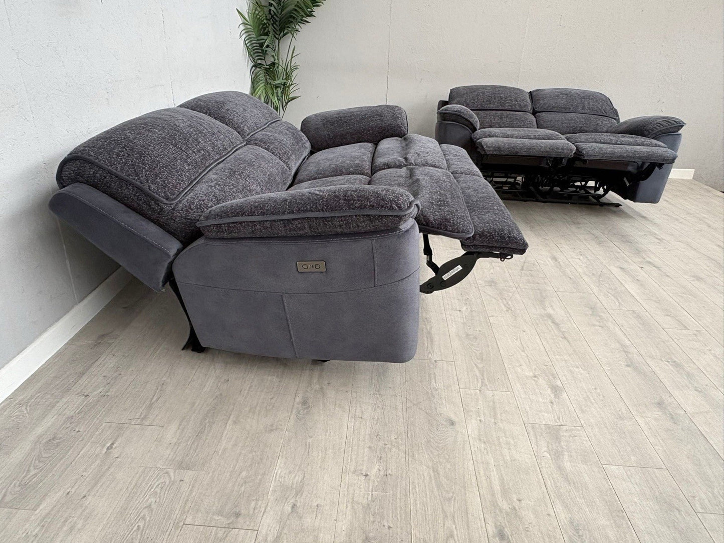 DFS Fontaine 3 Seater + 2 Seater Power Recliner Sofa Set  - RRP £1,978