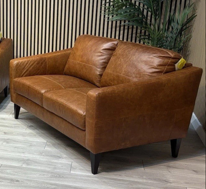 John Lewis BAILEY Style Leather 2 Seater Sofa