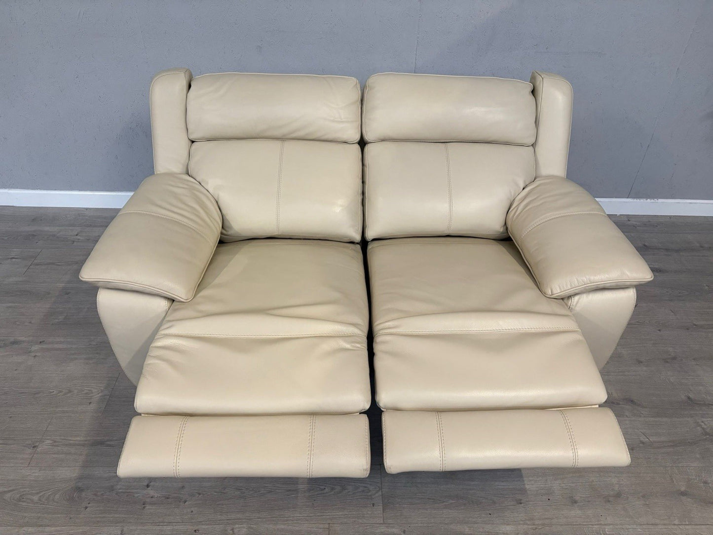 F. Village STARLIGHT EXPRESS Leather 2 Seater Power Recliner Sofa - RRP £2,545